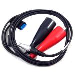 Red And Black Head 5 Pin Power Cable , Leica Total Station Cable For Sr530