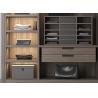 Buy cheap 500mm Walnut Wood Bedroom Wardrobe Closets from wholesalers