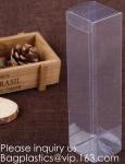 Alternatives to gift box plastic pet box Special creasing PET box Clear window