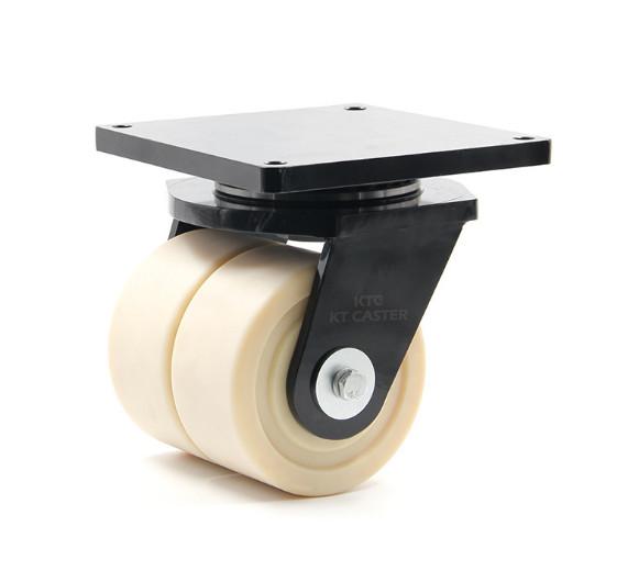 Buy cheap Fixed Rigid Flange Steel 45 Outdoor Caster Wheels 8000kg Wear Resistance from wholesalers