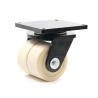 Buy cheap Fixed Rigid Flange Steel 45 Outdoor Caster Wheels 8000kg Wear Resistance from wholesalers