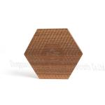 Cute Rustic Farmhouse Wooden Cup Coaster Cool Bar Drink Coasters with Holder