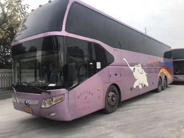 Buy cheap Double Axles 2012 Year Used Yutong Buses 67 Seats 58000km Mileage from wholesalers