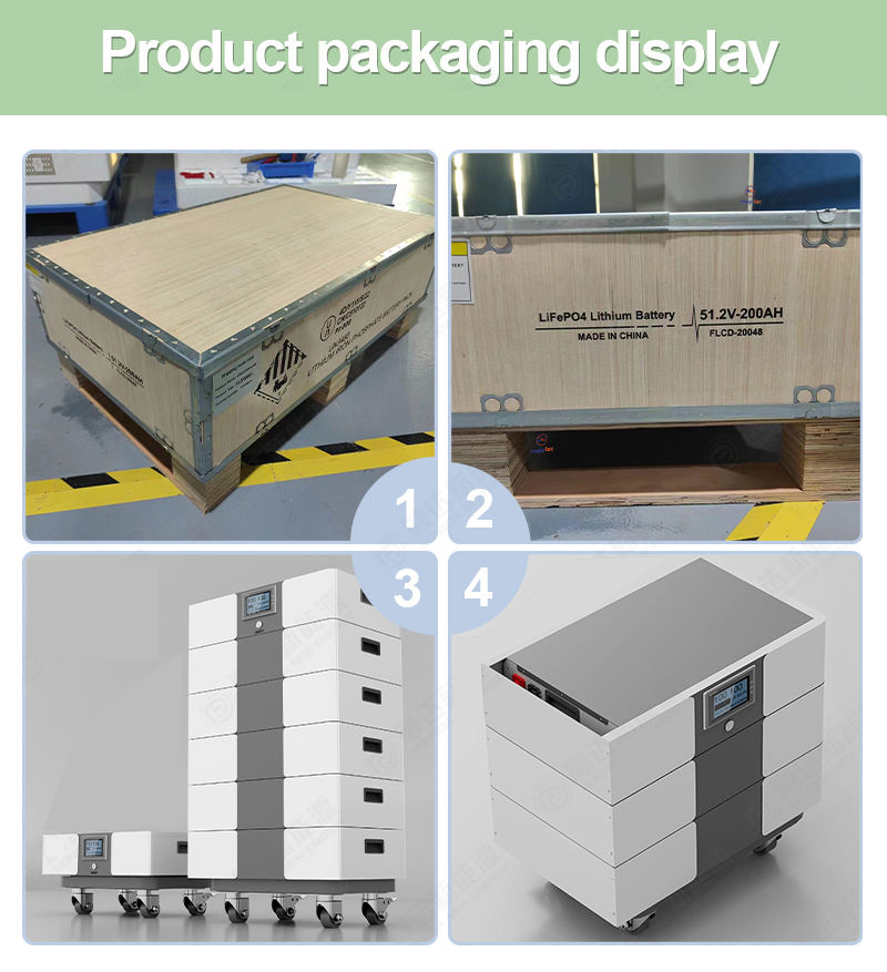 Stackable Modular 51.2v Lifepo4 Lithium Ion Home Solar System 6000 Times 208Ah Energy Storage Battery