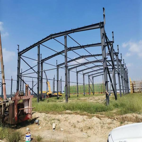 Industrial Low Carbon Steel Structure Hangar Factory Prefabricated Building