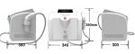 Laser Micro needle Fractional Radio Frequency machine for skin tightening