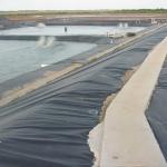 Black Geomembrane Pond Liner 2mm Thickness for Superior Puncture and Aging