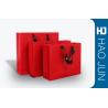 Buy cheap Recycled Cardboard Shopping Bags With Handle , Kraft / Coating Paper from wholesalers