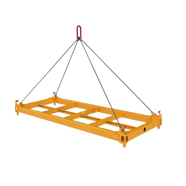 Customized 35T Semi-Automatic 20ft Container Lift Beam for Shipping Containers