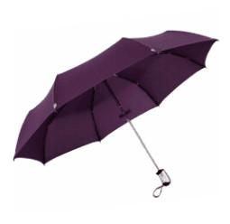Buy cheap 21 Inches Mini Lightweight Windproof Umbrella Purple Alunium Frame Silver Handle from wholesalers