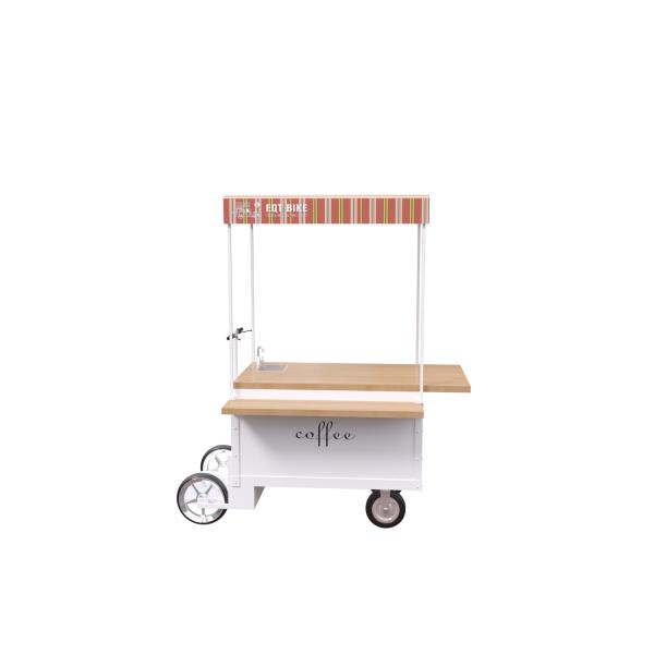 Buy cheap 255mm Front Wheel 1000W Vending 300KG Coffee Bike Cart from wholesalers