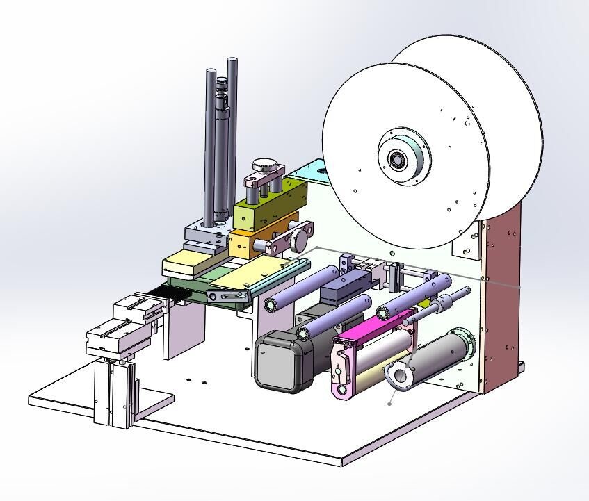 PET Square Bottle Semi Automatic Label Applicator Machine For Carton Surface 110V-220V