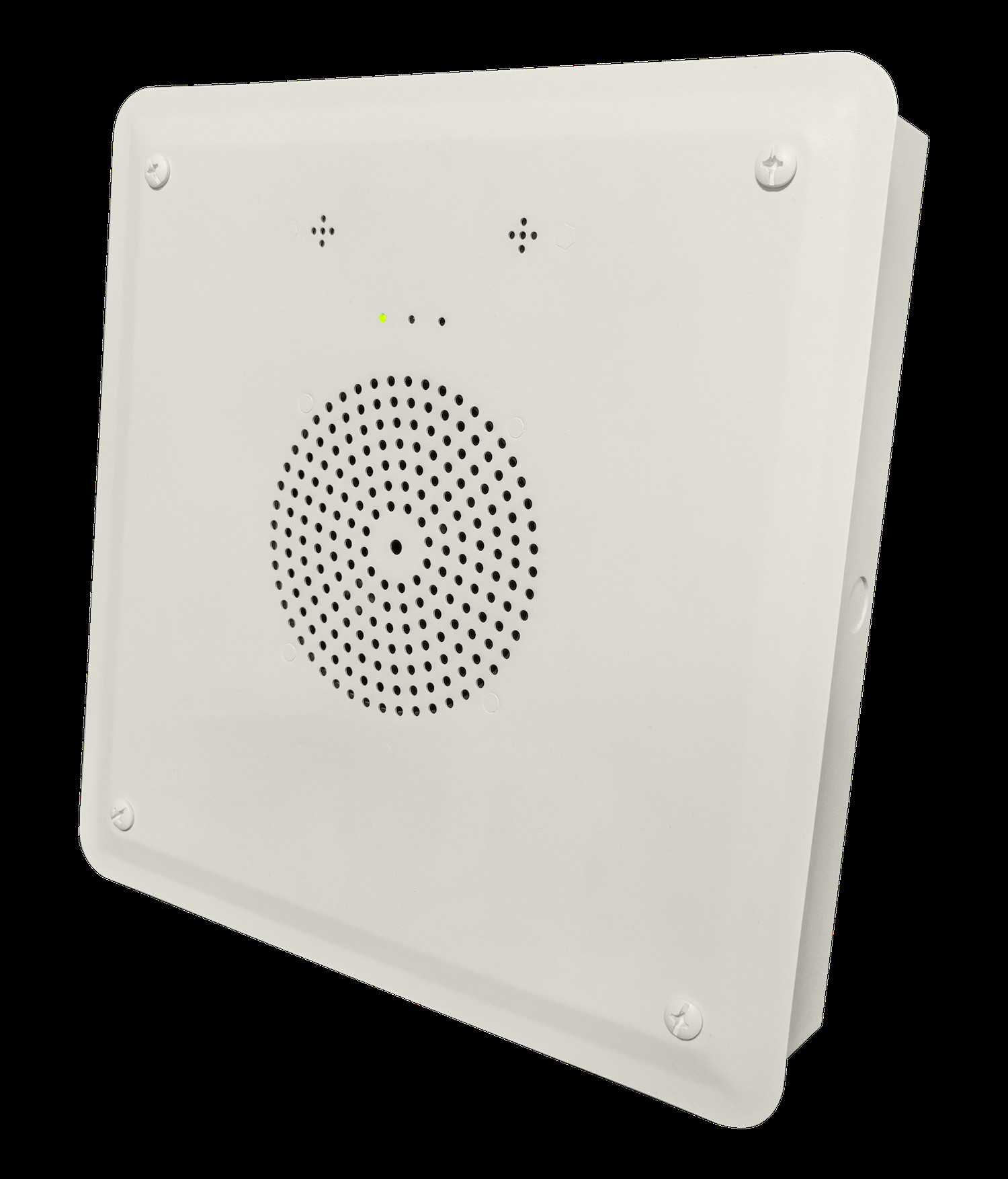 Flush Mounted Poe Powered Speakers With Built In Microphone