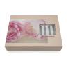 Buy cheap Custom logo Cosmetic Packaging Box with window Surprise Skincare Product Pink Gift Box Set Cosmetic Box from wholesalers