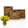 Buy cheap Pink Grey Twisted Handle Paper Bags Custom Retail Packaging Bags 250g 300g from wholesalers