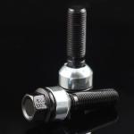 Grade 12.9 40mm Extended Wheel Bolt & Lug Nut For PORSCHE Black Finish Shank