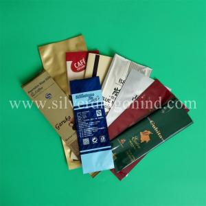 Buy cheap Custom coffee bags with valve, side-sealed, back-sealed, quad-sealed shape from wholesalers
