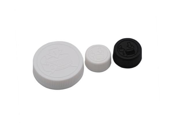 Buy cheap FDA Eco Friendly 15mm Child Resistant Caps with PE plug from wholesalers