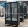 Buy cheap Double Glass Door Upright Display Freezer -18 To -22C Bottom Mount Compressor from wholesalers