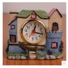 Buy cheap New creative gift product villa resin alarm clock toy from wholesalers