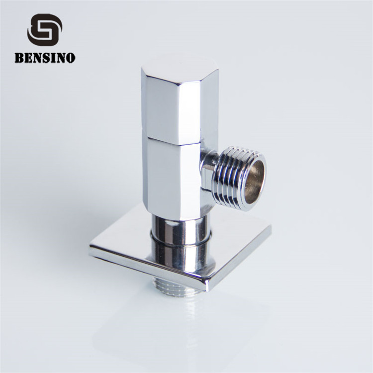 Silver Brass 145g 0.8MPA Chrome Plated Angle Valve
