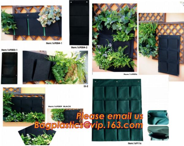 Buy cheap Hanging Planter Horizontal Garden Grow Bag Vertical Garden Felt Bag from wholesalers