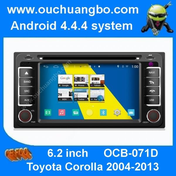 Buy cheap Ouchuangbo Toyota Corolla 2004-2013 audio dvd gps android 4.4 OS S160 plataform BT 3G WIFI from wholesalers