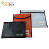 Buy cheap Waterproof Fireproof Document Bag Silicone Coated And Foil Coated Fiberglass Fabric from wholesalers