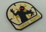 Economic Military Uniform Badges , Iron Glue Cotton Fabric Embroidered Patches