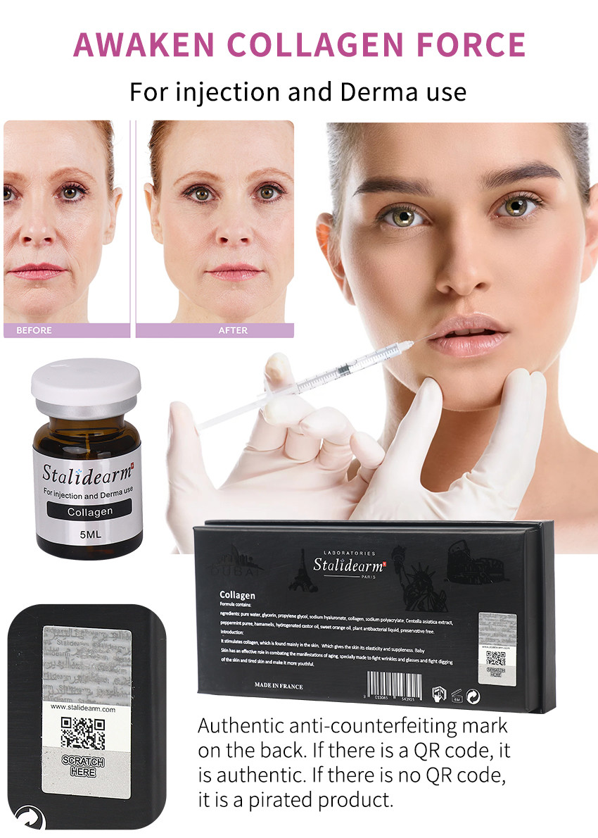 High Quality Skin Booster Eye Whitening And Lifting Liquid Injection Serum Set Customization With 5ml Volume