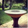 Buy cheap 1000mm Corten Steel Outdoor Cooking Grills With Detachable Base from wholesalers