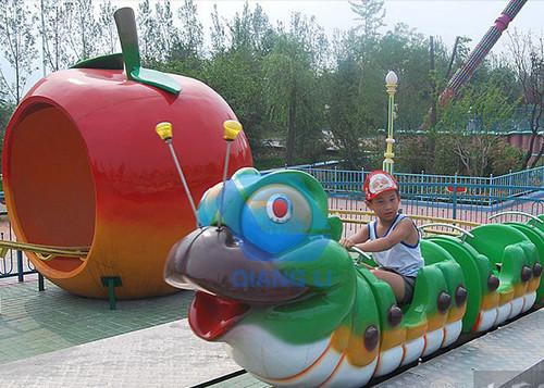 Buy cheap Reliable Theme Park Rides Attractions Roller Coaster Train Sliding Ride For Kids from wholesalers