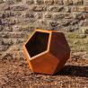 Buy cheap Outdoor Garden Metal Planter Boxes Corten Steel Pentagonal Flowers Planters from wholesalers