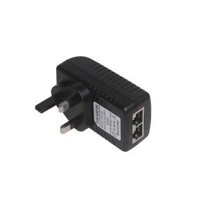 24V 1A 48V 0.5A POE Injector Splitter with UK Plug