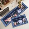 Buy cheap Plant Flower Printing Kitchen Floor Mats Non Slip 40*60mm Rectangle from wholesalers