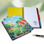 Stationery Diary A4 Size Notebooks 3D Lenticular Cover Of Famous Views