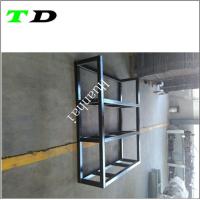 Buy cheap OEM 50x50mm square tube carbon steel with black powder coating metal welding product