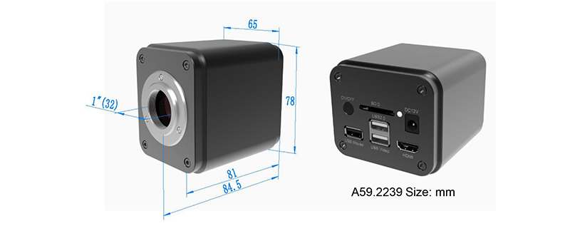 A59.2239 Auto Focus 4K HDMI+WIFI+USB Camera Mouse Measure OPTO-EDU