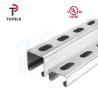 Buy cheap Hot DIP Galvanized Plain / Slotted Strut Channel Unistrut 41X41X2.5mm from wholesalers