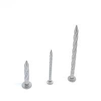 Buy cheap 3.05 X 65MM Twist Shank Nails Flat Head For Wood , Size Can Custom Made product