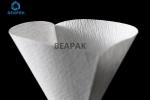 Wood Pulp Heat Seal Sector Shape Paper Coffee Filter