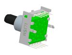 Buy cheap RS171-23 17mm Electronic Rotary Switch 2 Poles 3 Position Rotary Switch from wholesalers
