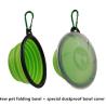 Buy cheap Non Toxic Silicone Pet Bow Outdoor Folding Travel Hanging Pet Food Basin from wholesalers