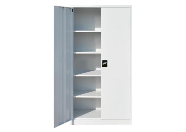 Buy cheap Full Height Steel Door Foldable Storage Cabinets No Tools To Assemble White Color from wholesalers