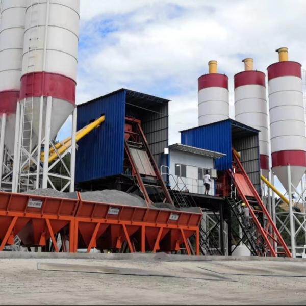 Buy cheap Small Portable Concrete Batch Plant For Sale Ready Mix 75m3/H from wholesalers