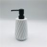Buy cheap Swirl Polyresin bathroom Countertop sets White color with black parts from wholesalers