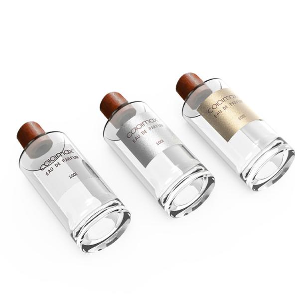 Buy cheap 50mm Dia 3.5oz Crystal Glass Perfume Bottles SGS Round Custom LOGO from wholesalers