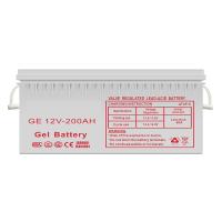 Buy cheap Sealed Gel Solar Battery 12V 200AH , Rechargeable Gel Battery product