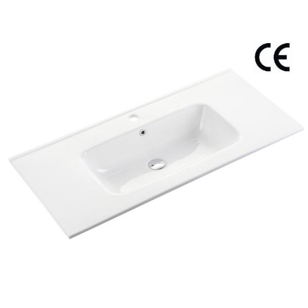 Buy cheap 35 Inch Vanity Top Bathroom Sink Rectangle Vessel Basin 910X460X180mm from wholesalers