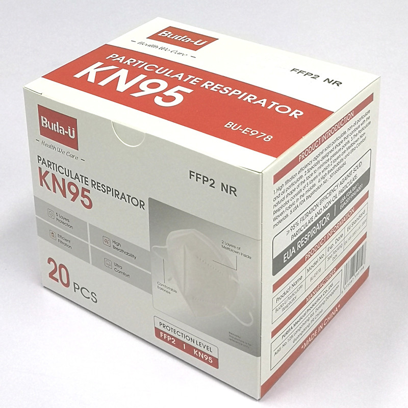 Anti PM2.5 KN95 Disposable Particulate Respirator Mask
